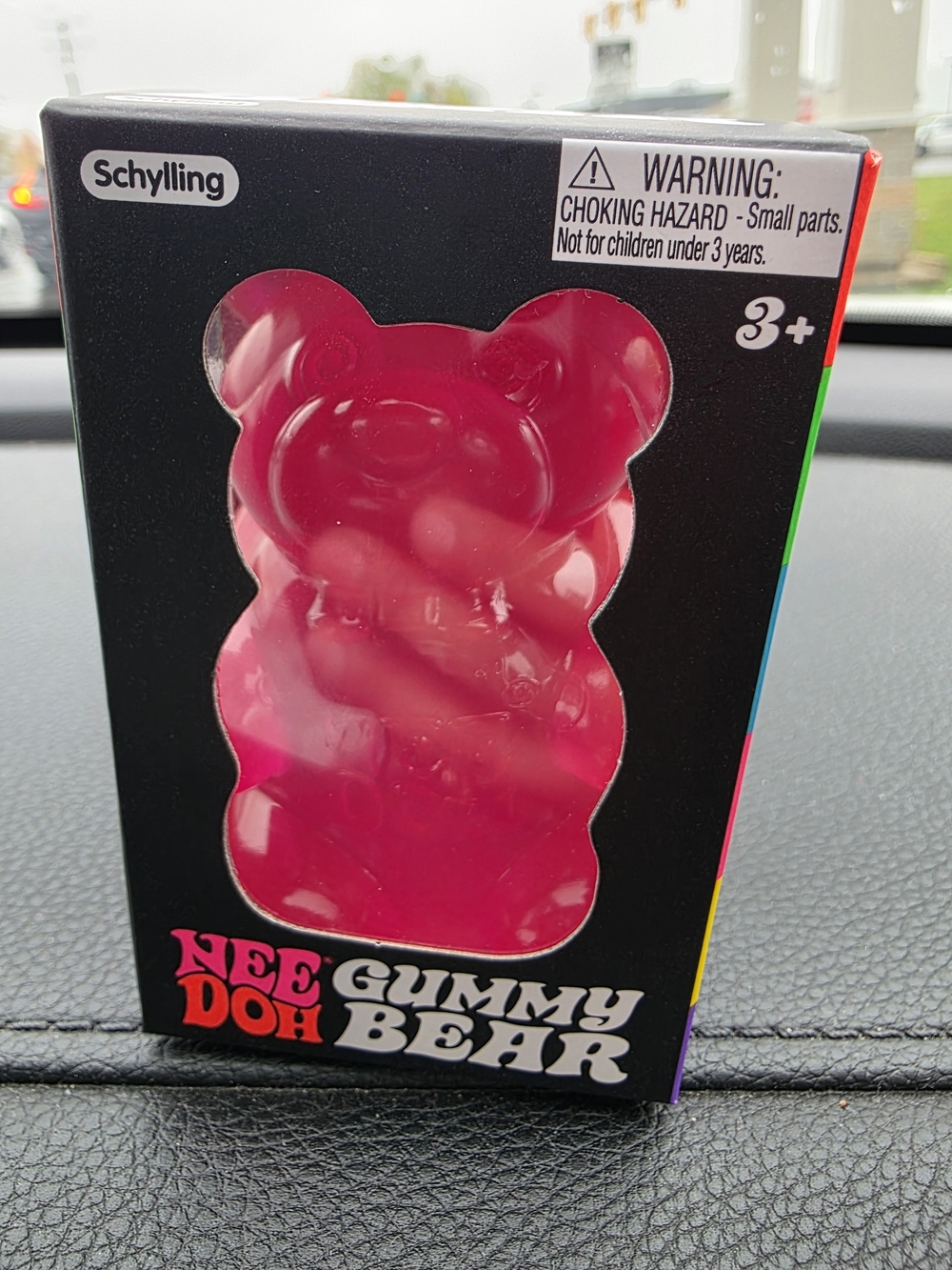 Schylling Pink NeeDoh Gummy Bear Sensory Toy